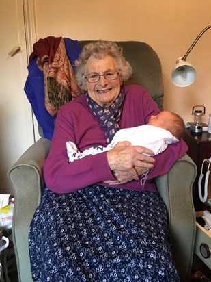 Great Grandmother and Baby Ethan