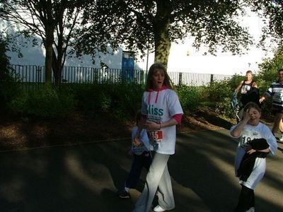 Mummy, Big Sister Emma & Hailey doing the Run4Elle
