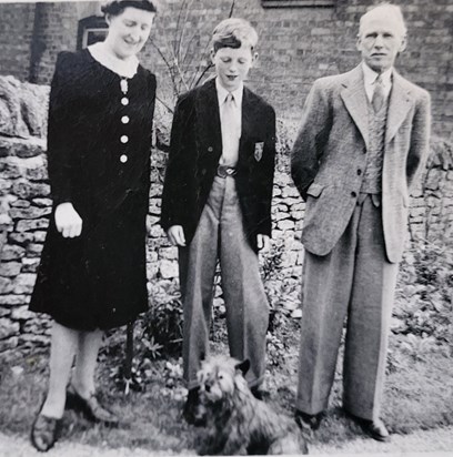 Ray with Mum & Dad