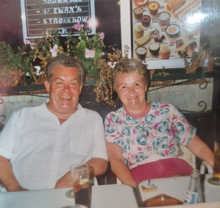 You & Henry enjoying drinks in Benidorm