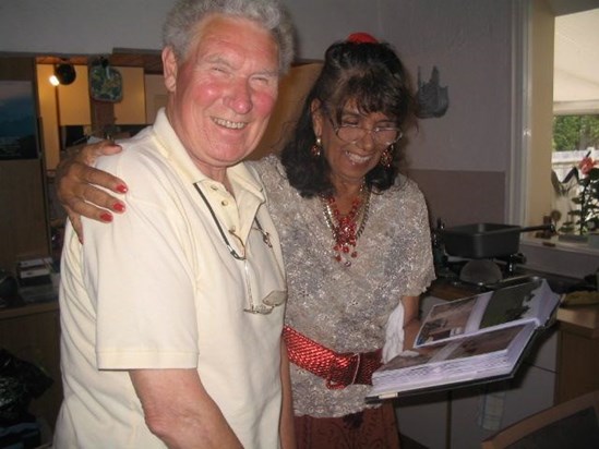 Bernie with Jessie Butcher in 2008