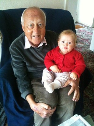with the youngest adition to the family, granddaughter Emily - Spring 2011