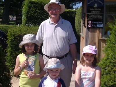 Grandad with Abby Holly and Bryn