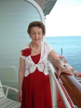 Daisy Tabor on our cruise in the med