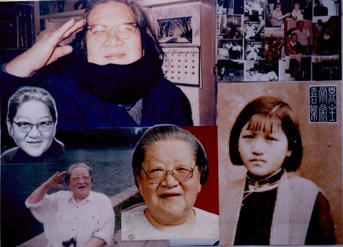 As time goes by - Lillian through the years (collage by Grace Bovy)