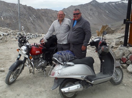 On the Kardungla Pass, India, - On Top of he World!