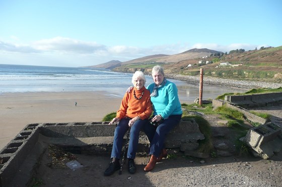 Mum and Jenny Overlooking Dingle Bay 2017 