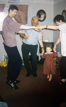 Dad, Grandad, Amy and Nanna