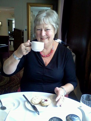 Mum's first and only afternoon tea at a four star hotel in Derby