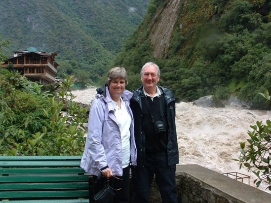 Peter & Sylvia in South America one of there many great holidays