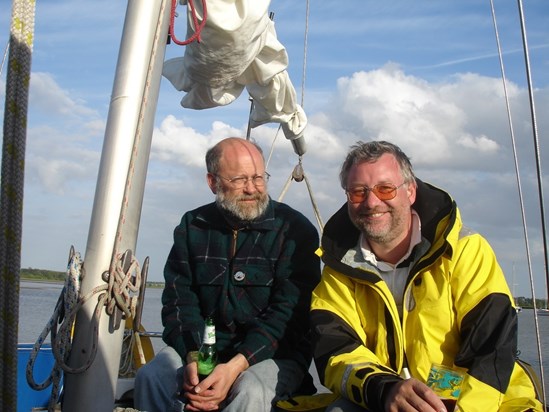 Sailing expedition May 2007 both Captains together