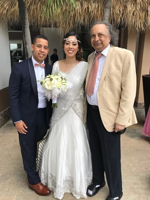 At his great niece wedding in Punta Cana 2017