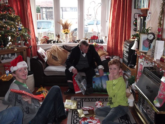 christmas 2011 with the boys