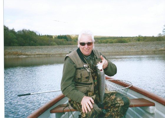 Fishing on Stocks reservoir
