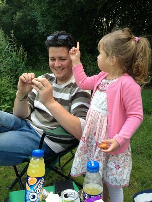 Zach and his beautiful daughter Isla