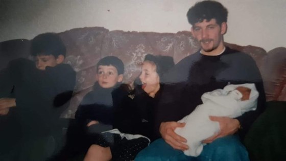 Grant, arren, Kerrei, dad and Reece. 