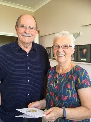 Julia & Tony's Golden Wedding party, at Felixstowe, August 2019