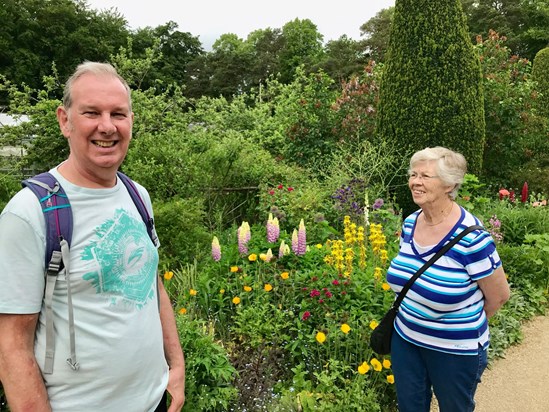 Visiting National trust garden 