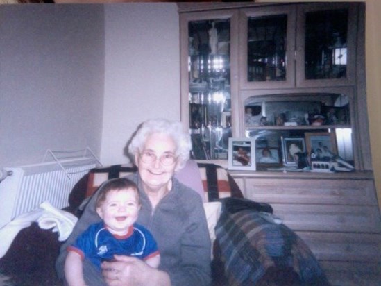 my gran and wee rossi they look so happy xxx