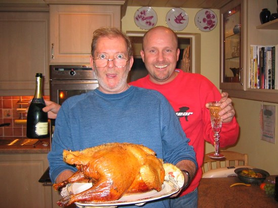 Turkey and Champagne - Christmas 2003