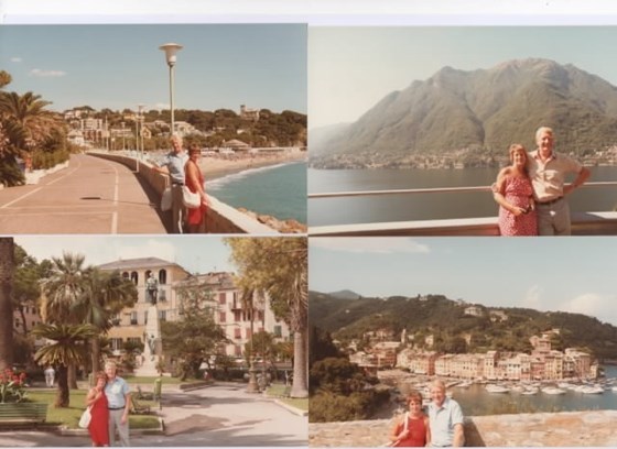 Irene & Ron when they lived in Genoa, Italy