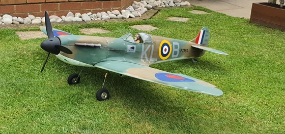 His latest creation - the spitfire 