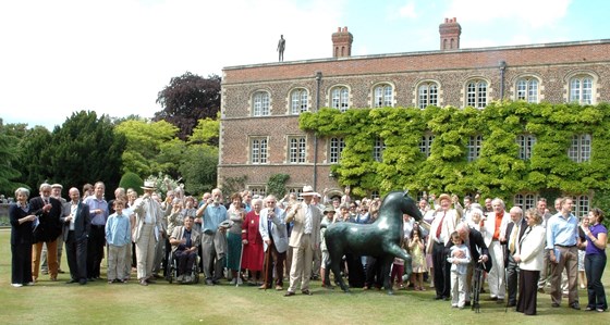 2009: on Barry Flanagan's gift of the horse statue to Jesus College