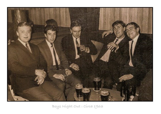 The Boys Night out in Blackpool - circa 1963