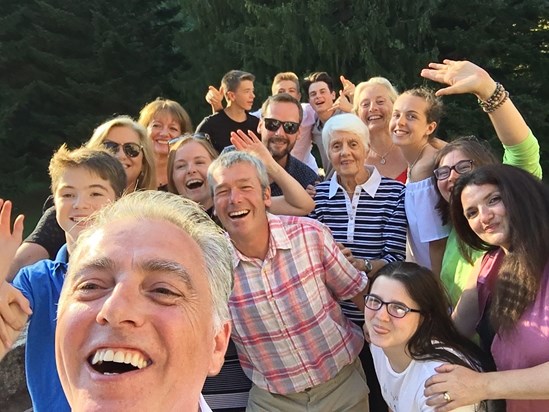 With the family, Chateau Chambourigaud, August 2018