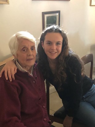 Sue with her Granddaughter Anna, December 2017