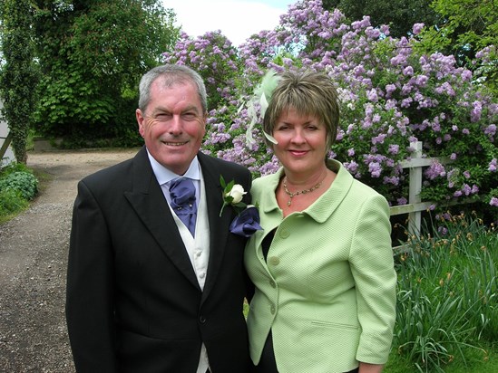 Dad & Mum at Mel's Wedding