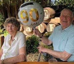 Sheila & Jeremiah in their 90th Year