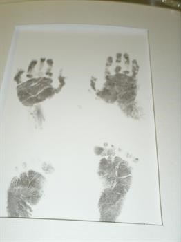 Hand and foot prints