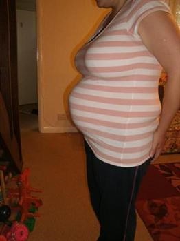 bump at 26 weeks, day before Jessica was born x