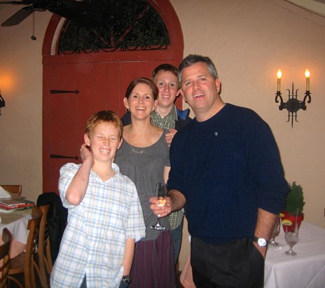 @ Maggi's annual birthday celebration with Anne, Lucas & Joe