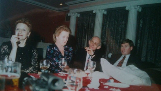 Dad's 65th & Retirement Party 1996 with Mum, Sue & John