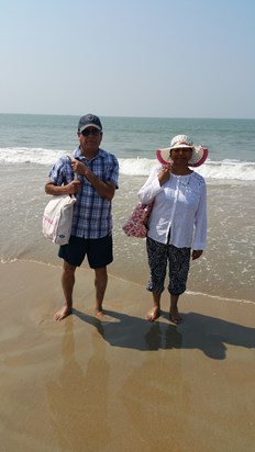 John and Alzira in Goa