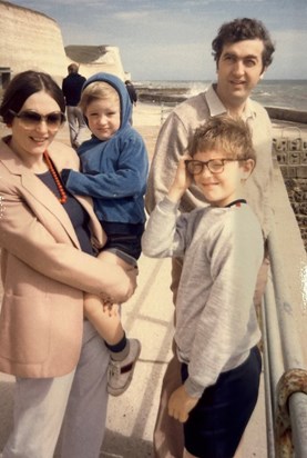 Chris with Judy, Andy and Dom