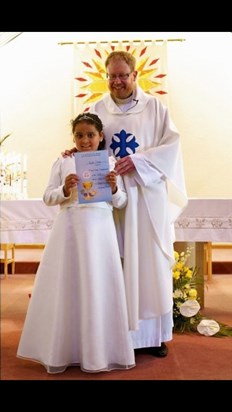 Kaylah's First Holy Communion Day