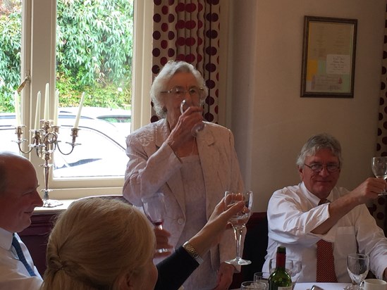 Molly's speech at her 95th Birthday Party