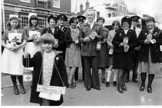 1979 - Red Cross Collecting in Romford Market