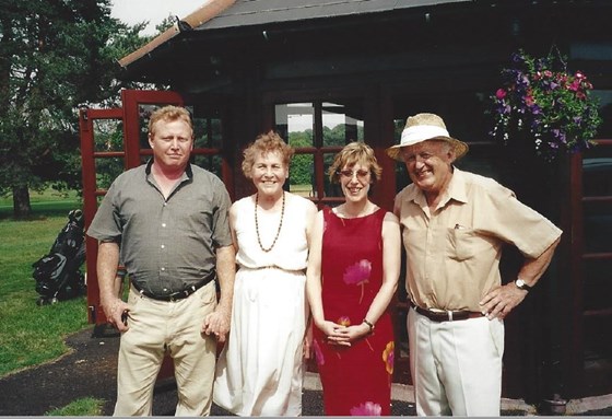 Nancy and Michael with Robert and his wife, Tania