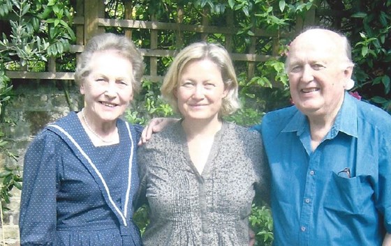 Nancy and Michael with Catherine on her 50th