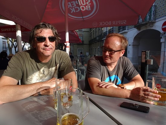 Staying cool in the sun. Lisbon 2019