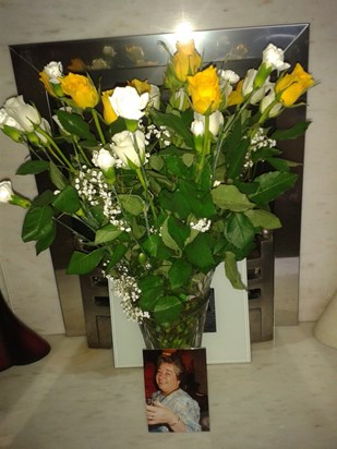 Flowers for you Ian lol mum