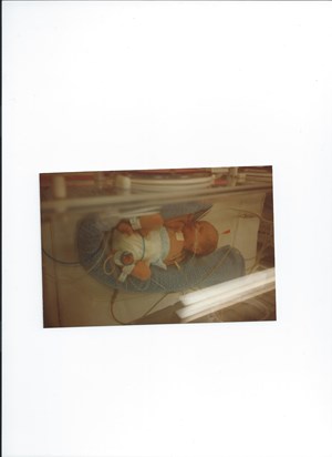 The start...Jake at 2 hours old on the 6th of April 1994