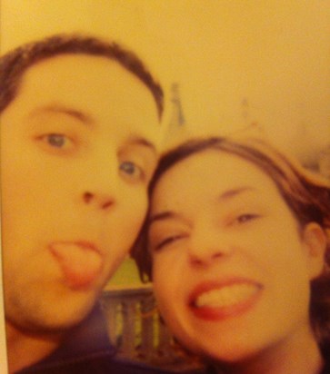 Bex and I on an adventure in Brighton 1998