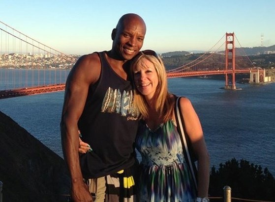 Beautiful picture of Donna and Husband Ken on last holiday together.