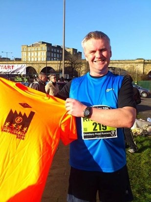 Thank you to everyone who sponsored Richard today at the Dewsbury 10k run. We raised over £300 xxx