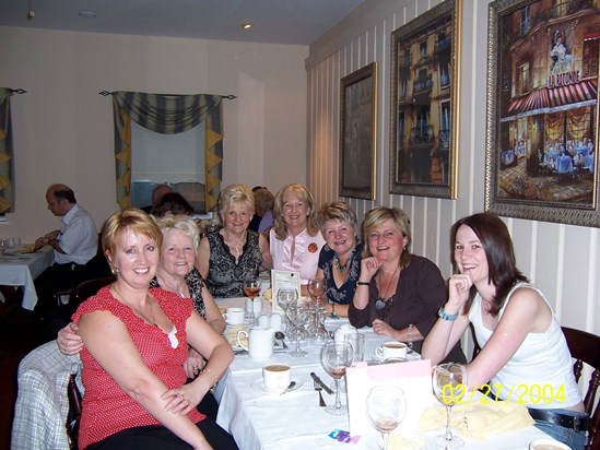 Mom's 50th. Dinner with the ladies x